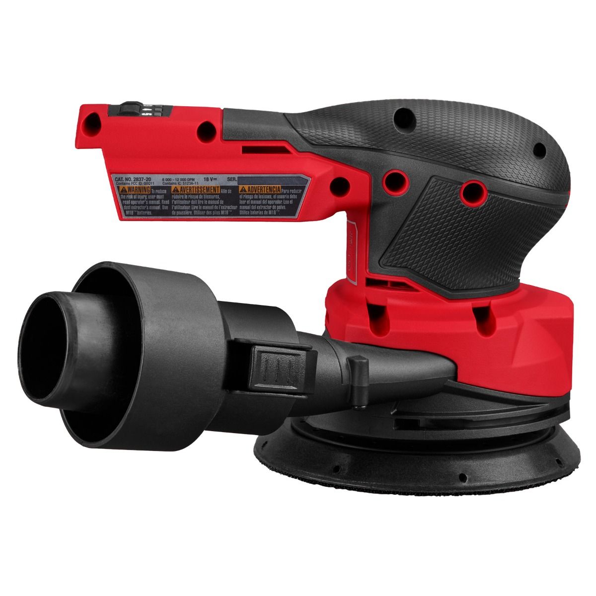 Lijadora Orbital 5" M18­ FUEL™ 2837-20 Milwaukee 2