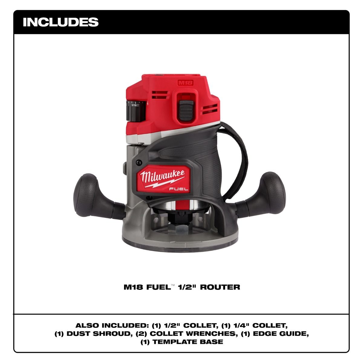 Router M18 FUEL™ 1/2" 2838-20 Milwaukee 4