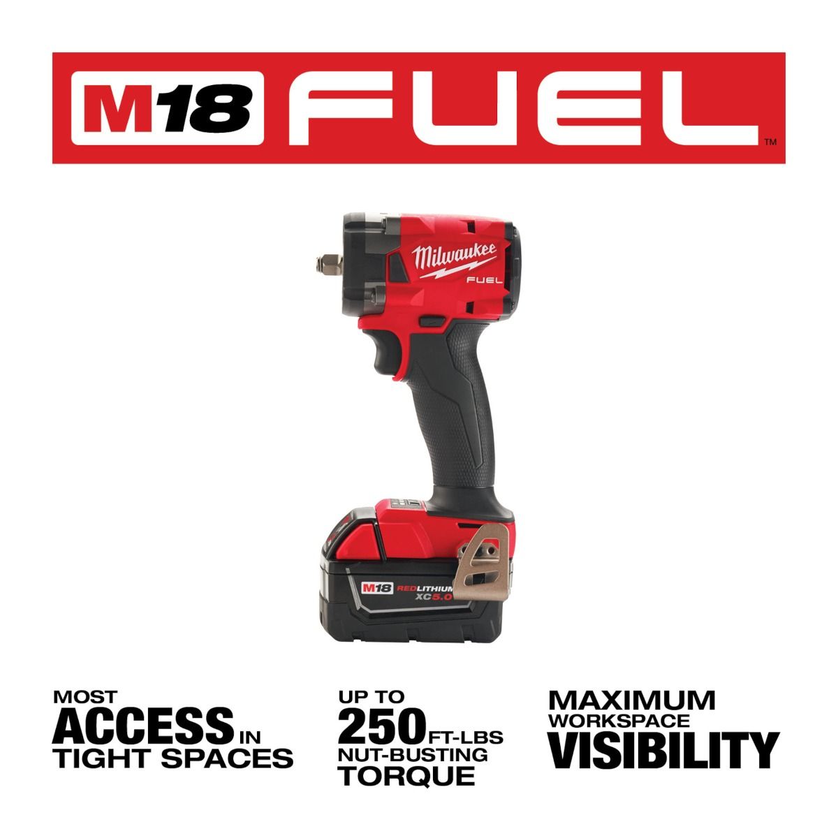 Llave de Impacto M18 FUEL™ 3/8" 2854-22R Milwaukee 7