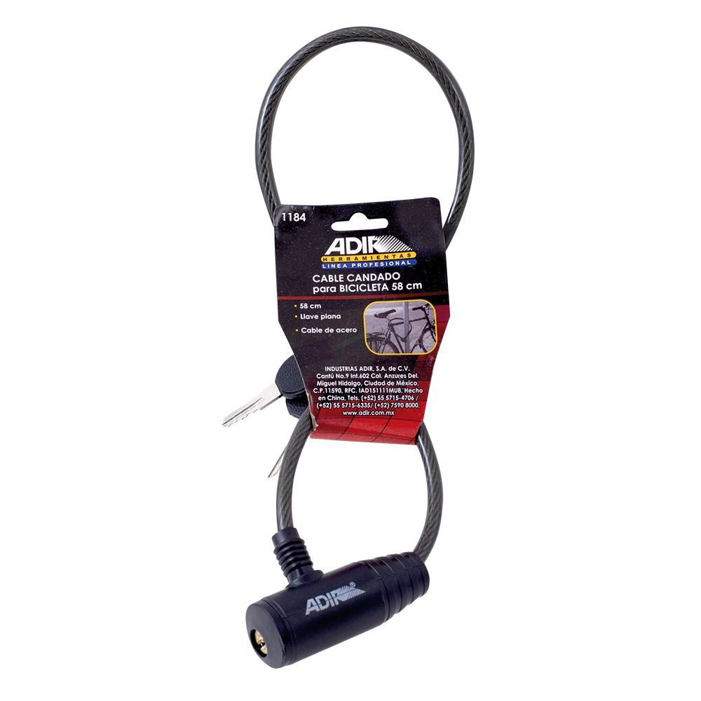 Candado para bicicleta 1184 Adir 3