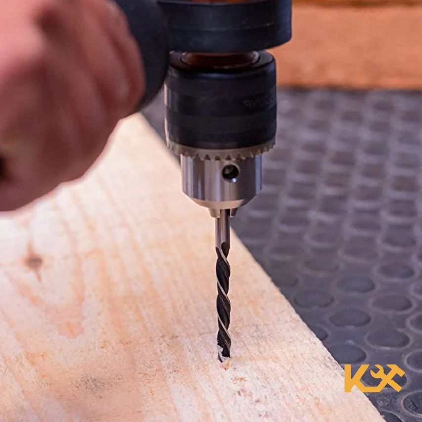 Guia para Taladro Plantilla en V de 4-12 mm C/9 Brocas para Madera 3-10 mm 300225 Kingsman 7