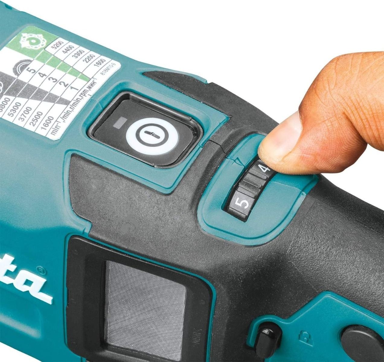 Pulidora Doble Acción Inalámbrica 5" 18V DPO500RTE Makita 5