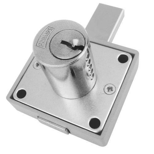 Chapa para mueble 250 CH Cromo Phillips 2