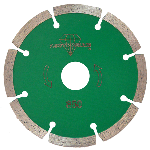 Disco de diamante segmentado corte granito 850 Austromex