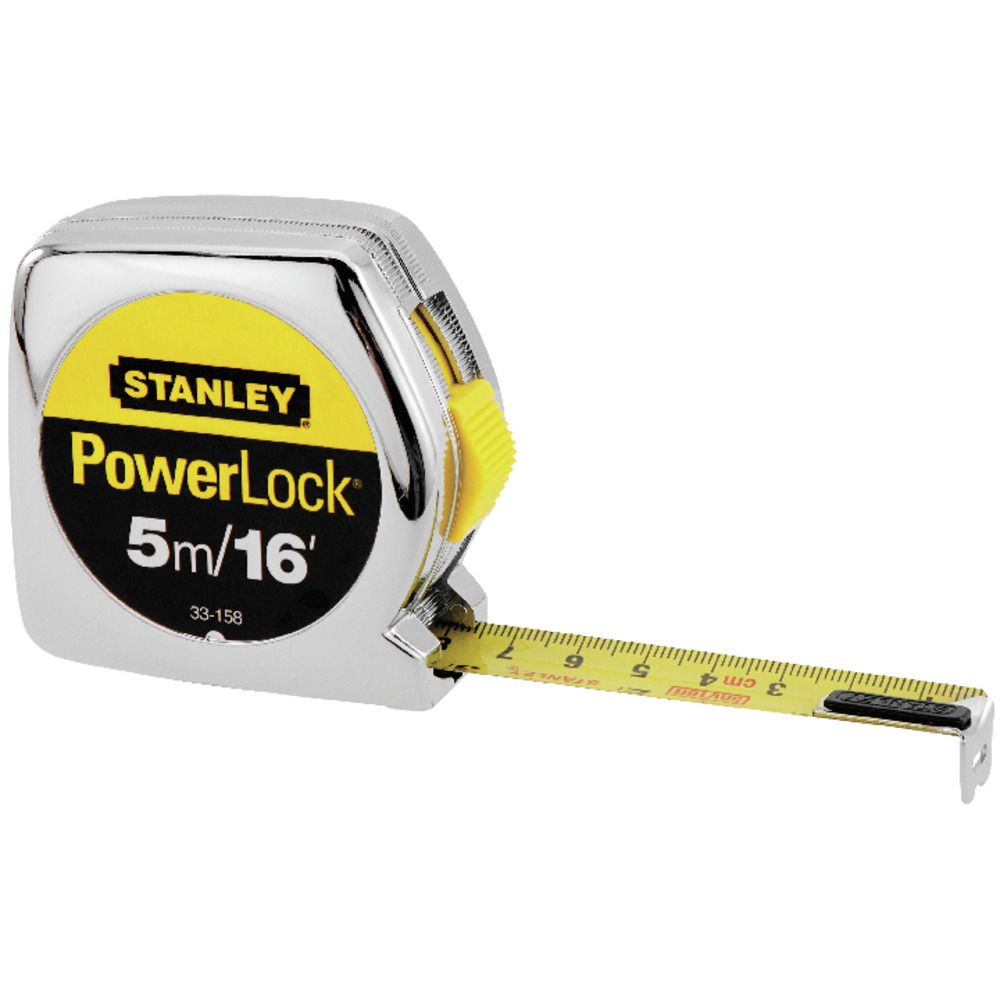 Flexómetro nylon powerlock 5M 3/4X16 pies 33-158MX Stanley 2