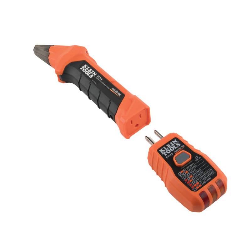Detector digital de cortacircuitos con probador de tomacorrientes GFCI ET310 Klein Tools 5