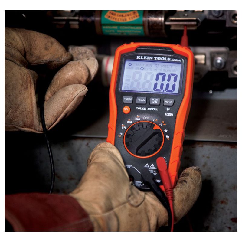 Multímetro digital de rango automático de 1000V MM600 Klein Tools 4