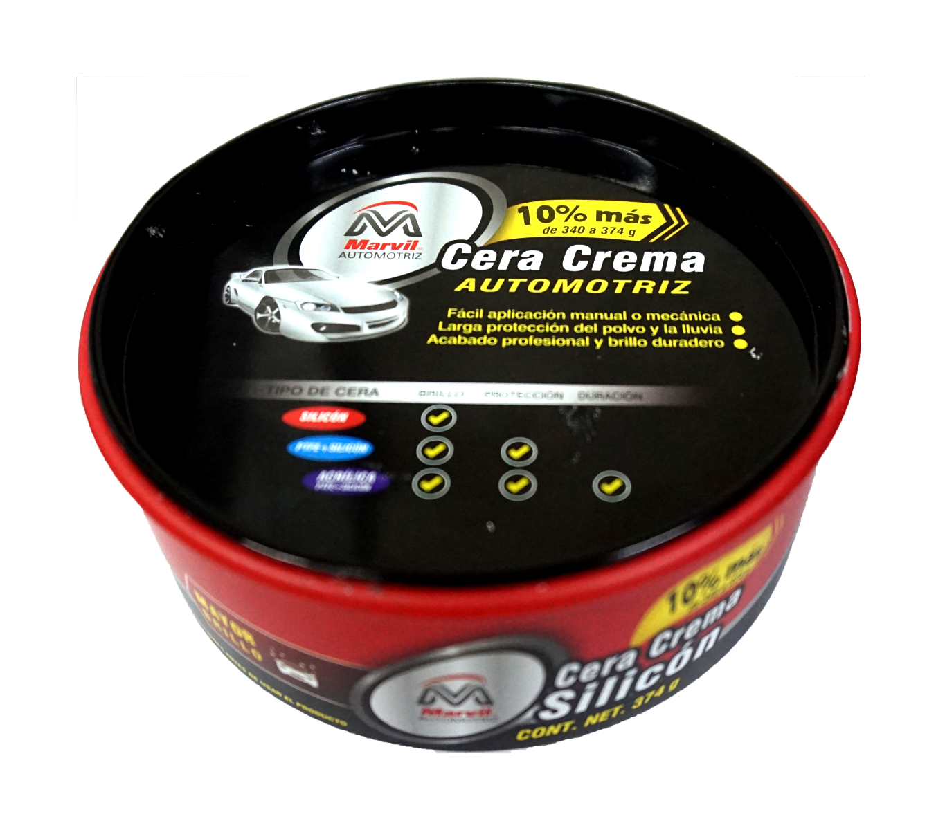 Cera crema silicón 106151 Marvil