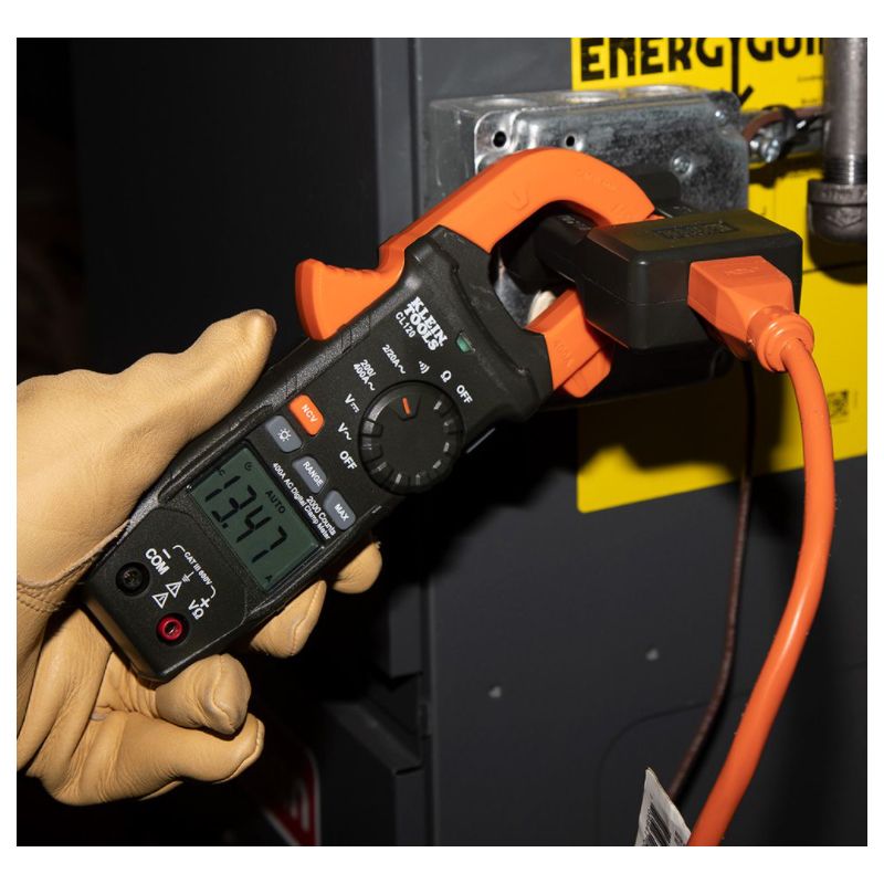 Multímetro digital de gancho de rango automático de 400 A CA CL120 Klein Tools 7