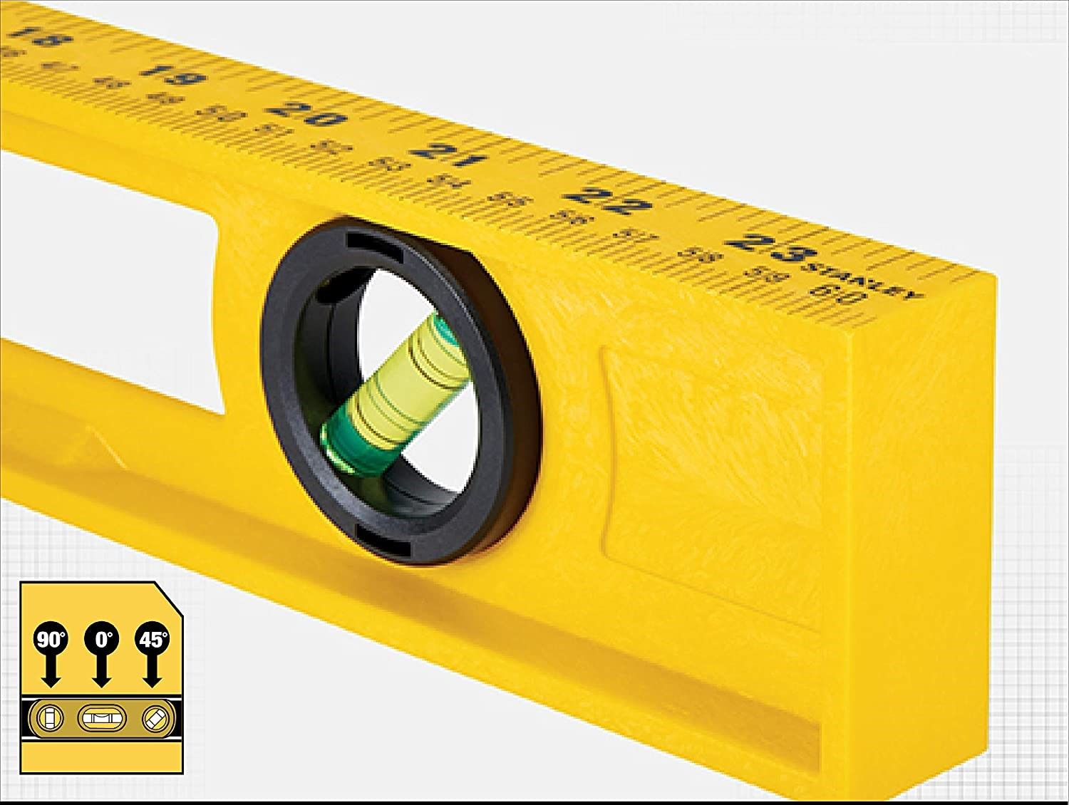 Nivel de resina estructural 18 Pulg 42-467 Stanley 5