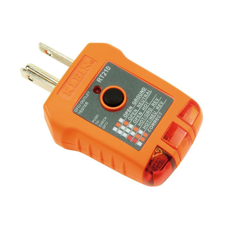 Probador de tomacorrientes GFCI RT210 Klein Tools 2