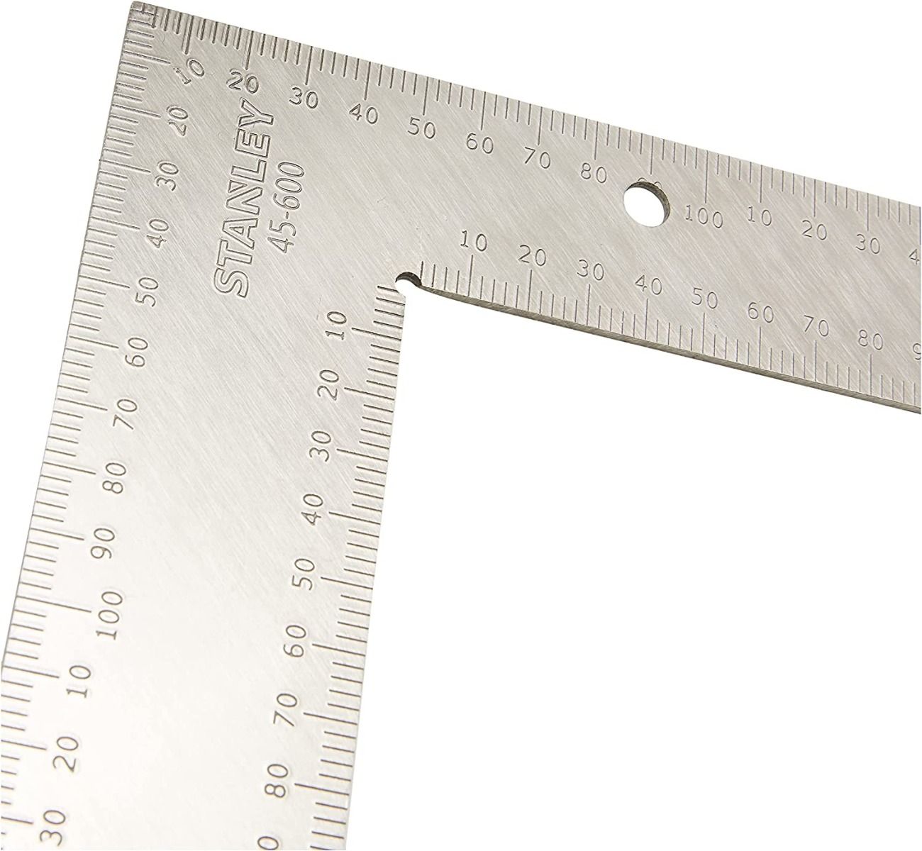 Escuadra métrica e inglesa de carpintero 406X38 mm 45-600 Stanley 2