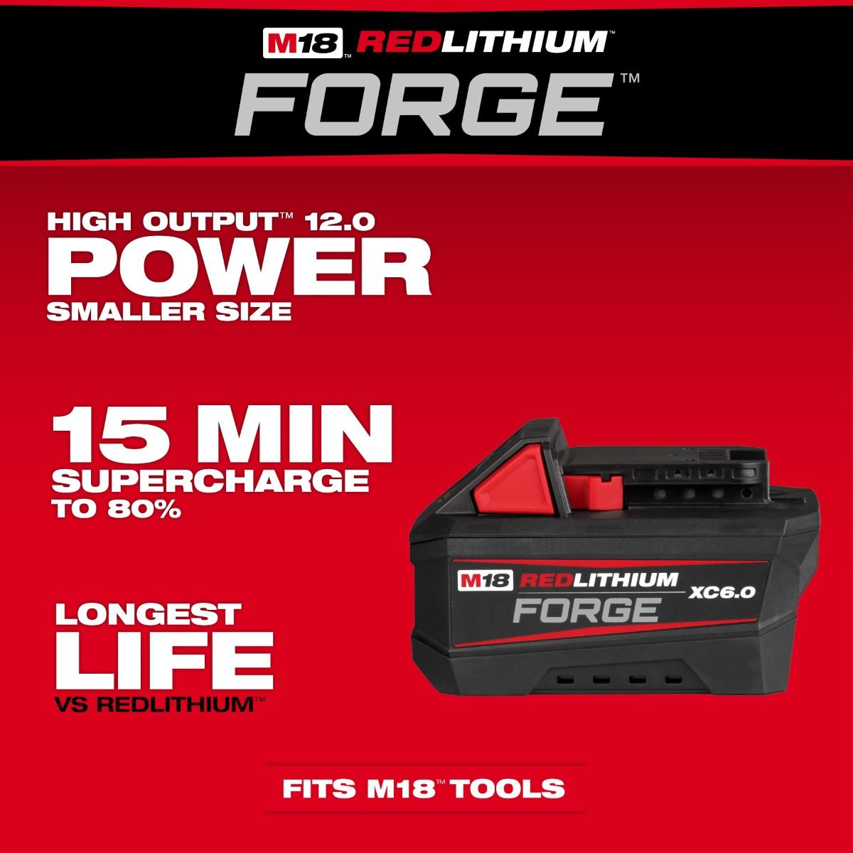 Batería M18™ REDLITHIUM™ FORGE™ XC6.0 48-11-1861 Milwaukee 7