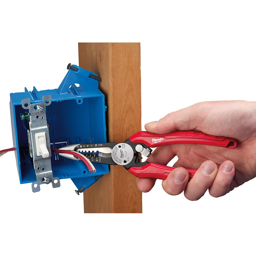 Pinzas combinadas pelacables 6 en 1 48-22-3079 Milwaukee 5