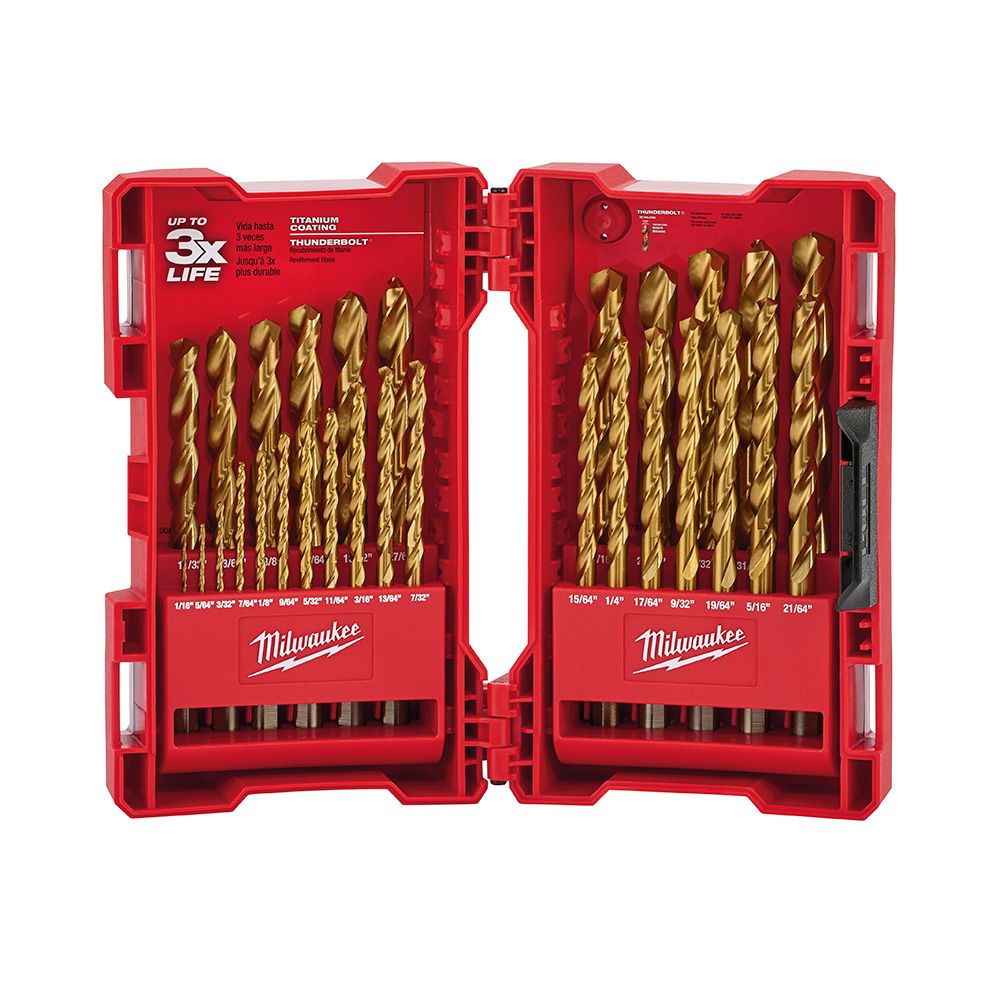 Juego de brocas 29 Pz titanio 48-89-0012 Milwaukee 2