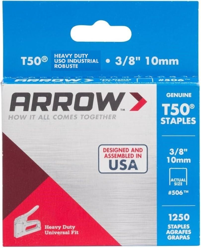 Grapas T50 3/8” #506 1250 Pzs Arrow 2