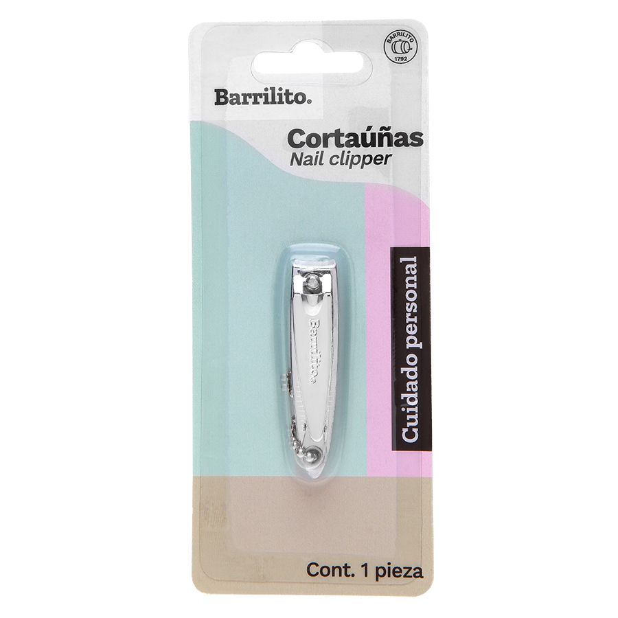 Corta uñas mediano 608A Barrilito