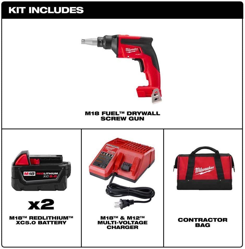 Atornillador para Tablaroca M18 2866-22 Milwaukee 4