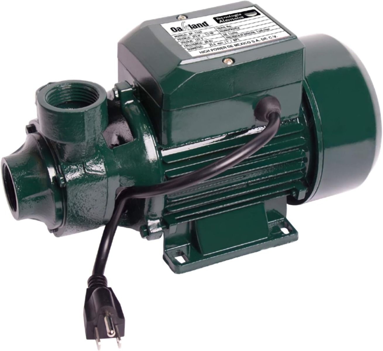 Bomba Periférica 1/2 HP BP-1240 Oakland 4