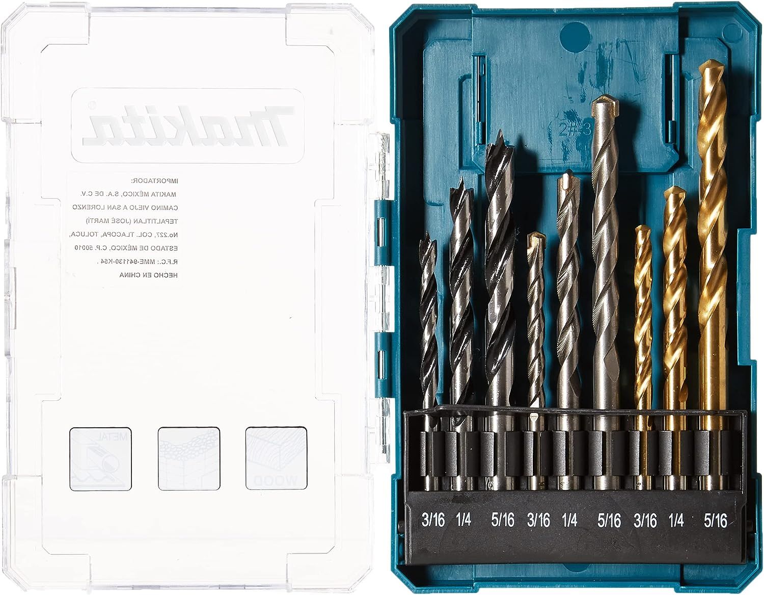 Juego de brocas 9 Pz D71984 Makita 2