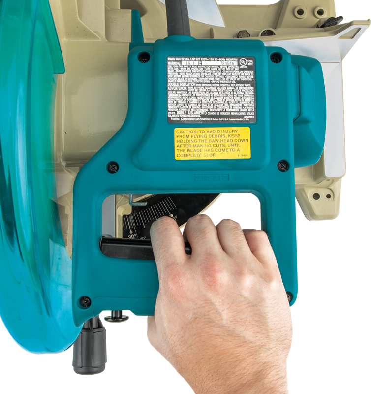 Sierra inglete compuesta 12 Pulg 1650W LS1221 Makita 5