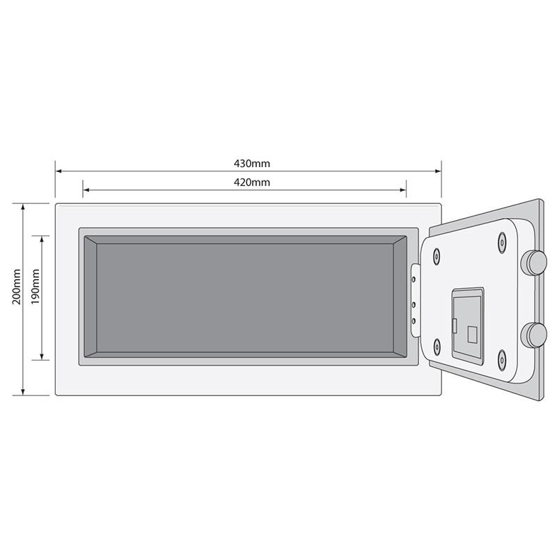 Caja de seguridad 19 84834 Yale 5