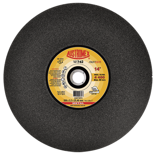 Disco para corte de metal 14 Pulg (solidos) 742 Austromex
