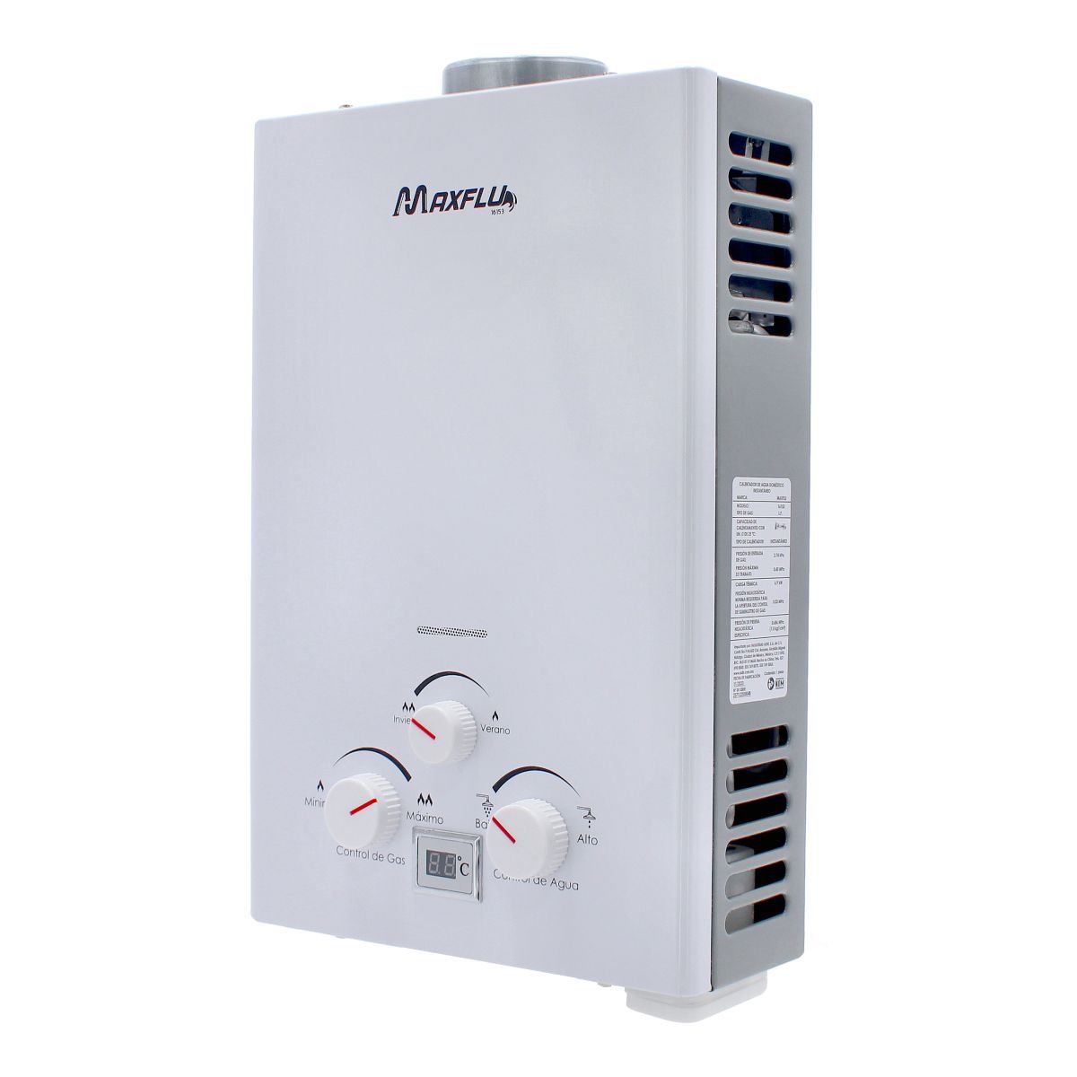 Calentador instantáneo 6 Litros 16153 Maxflu 2