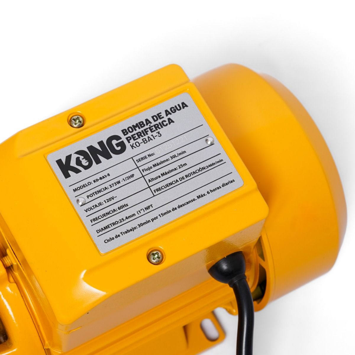 Bomba Periferica 1/2 HP KO-BA1-3 Kong 5