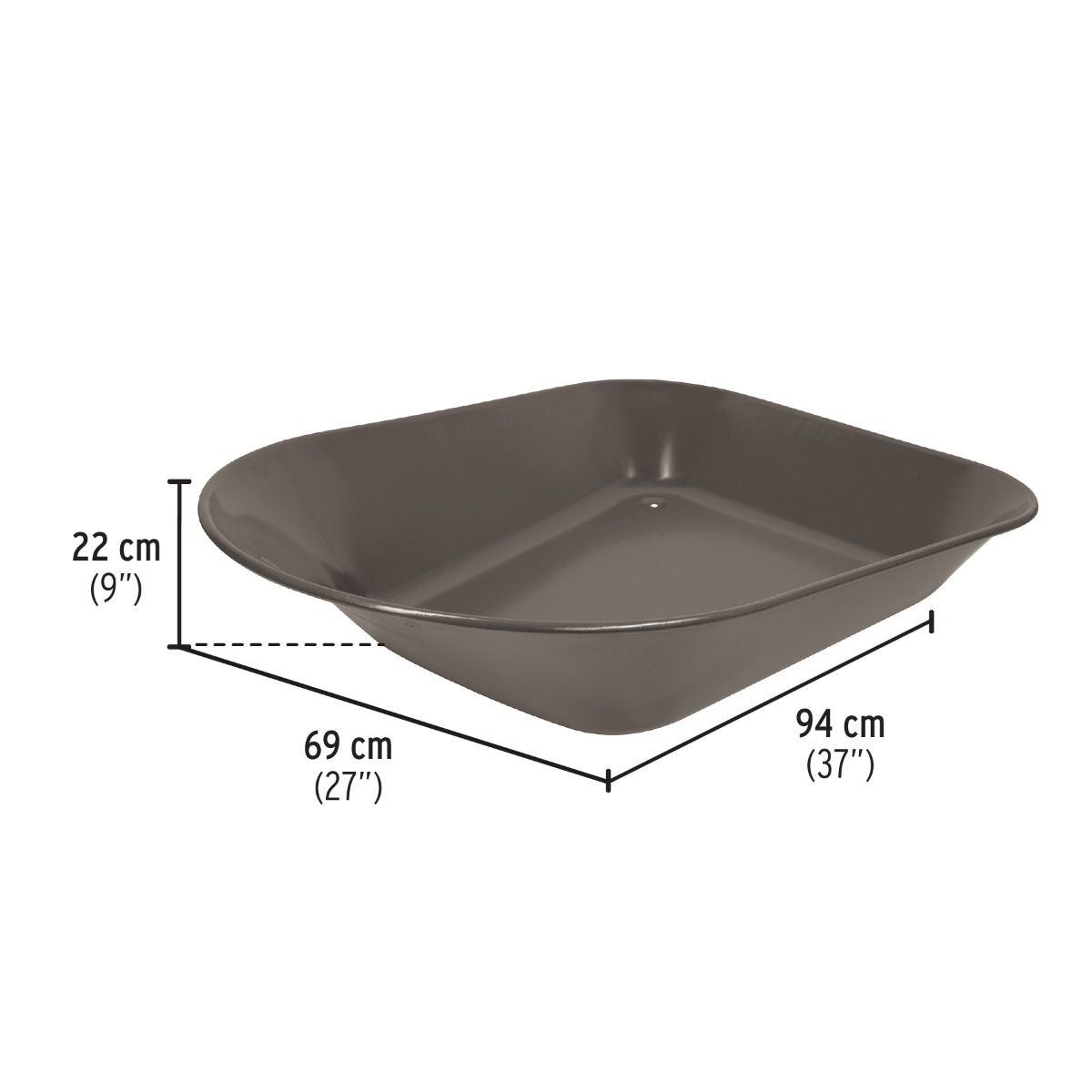Carretilla 4.5 ft3 gris Neumática 22647 CAP-4NB Pretul 2