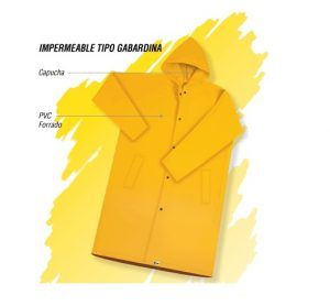 Impermeable tipo gabardina C-35 Cabel 2