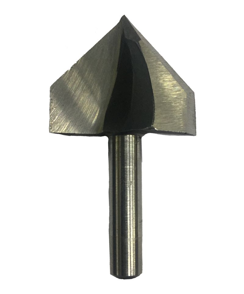 Broca para router corte en V 1-1/8 Pulg 412 Micro