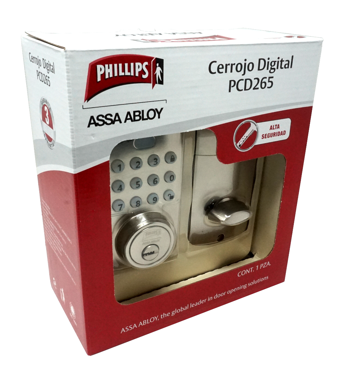 Cerrojo digital alta seguridad PCD265 NS MX5900 Philips 2