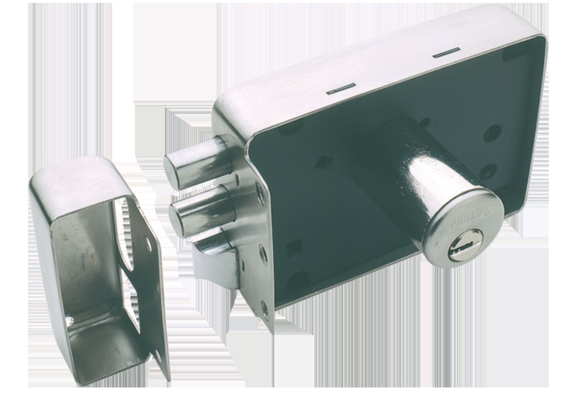 Cerradura de sobreponer de Extra Seguridad HS4200 Phillips 2