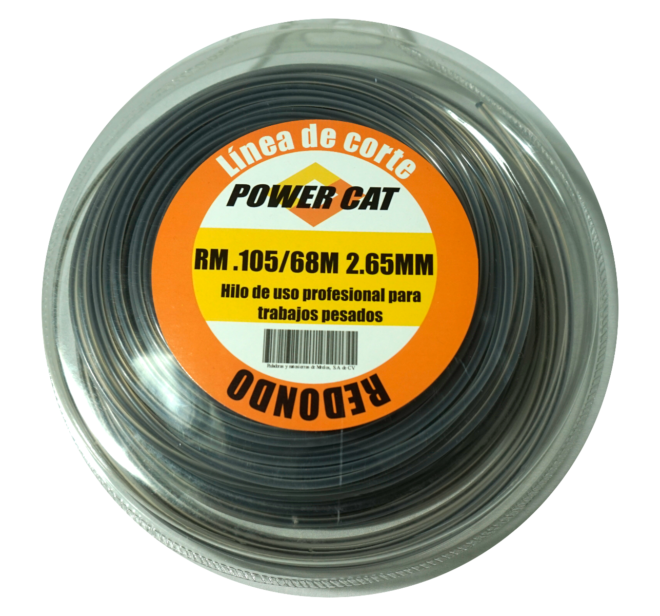 Hilo con filamento 105 2.65 mm 68Mts Power Cat Shimaha