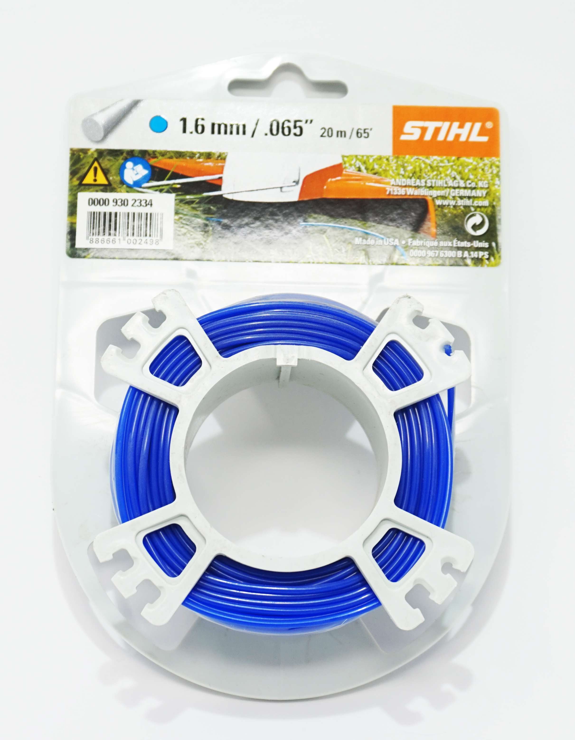Hilo para desmalezadora 1.6 mm 065 19M Azul Stihl