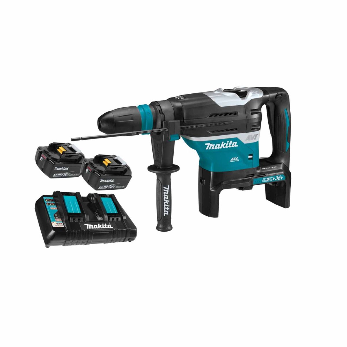 Martillo demoledor SDS Max 36V VVR DHR400PT2U Makita
