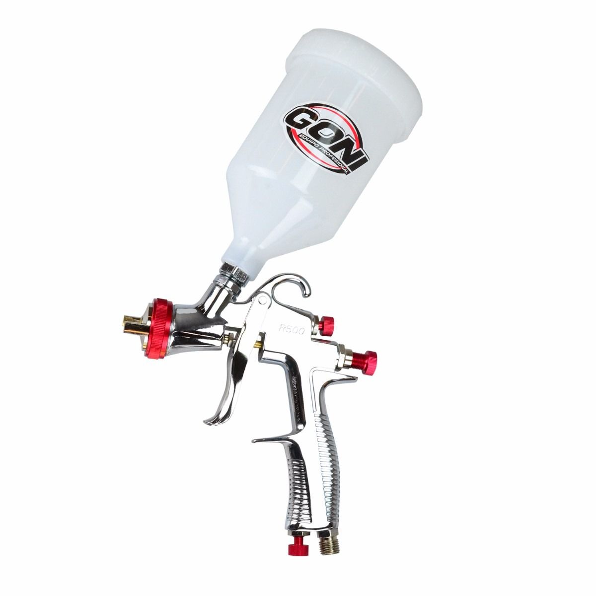 Pistola de gravedad LVLP con vaso de 600 ml y boquilla de 1.3mm 33000 Goni