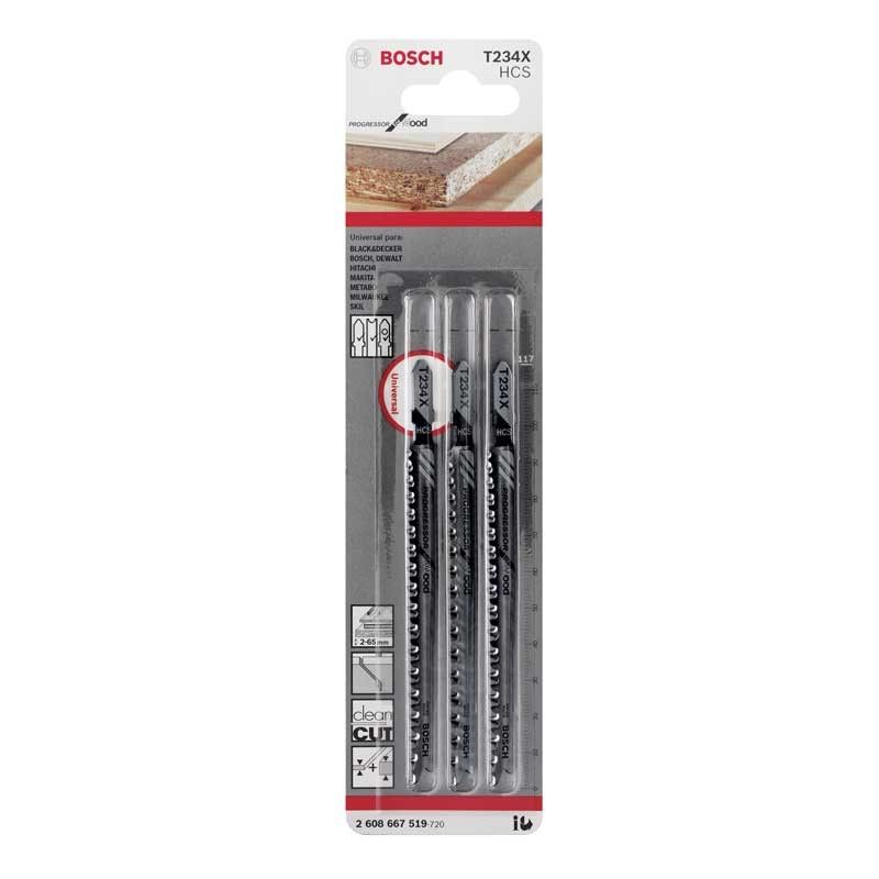 Segueta para caladora T101BIF/T101AOF/T234X Bosch 10