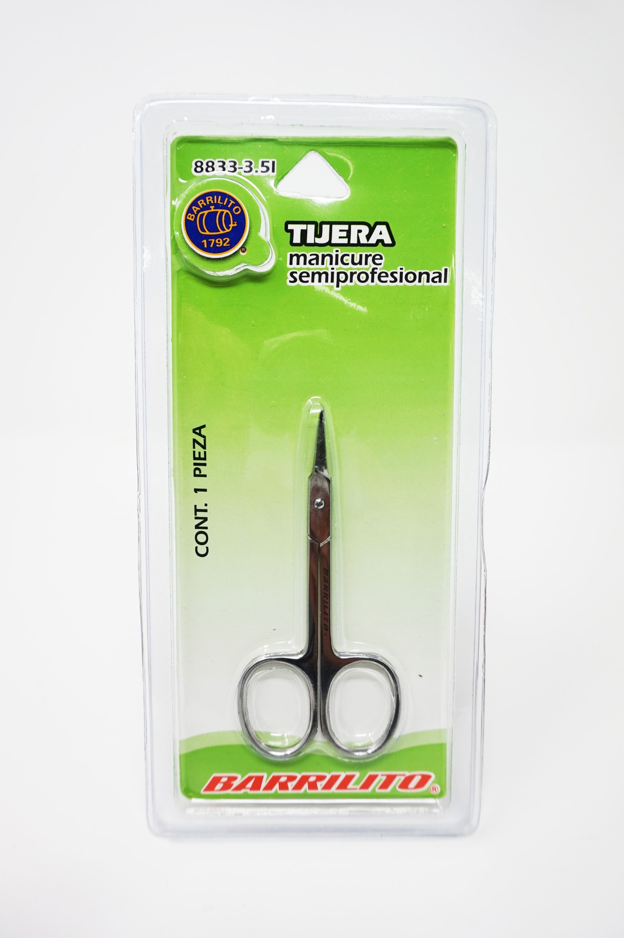 Tijera para manicure 8833-3 Barrilito