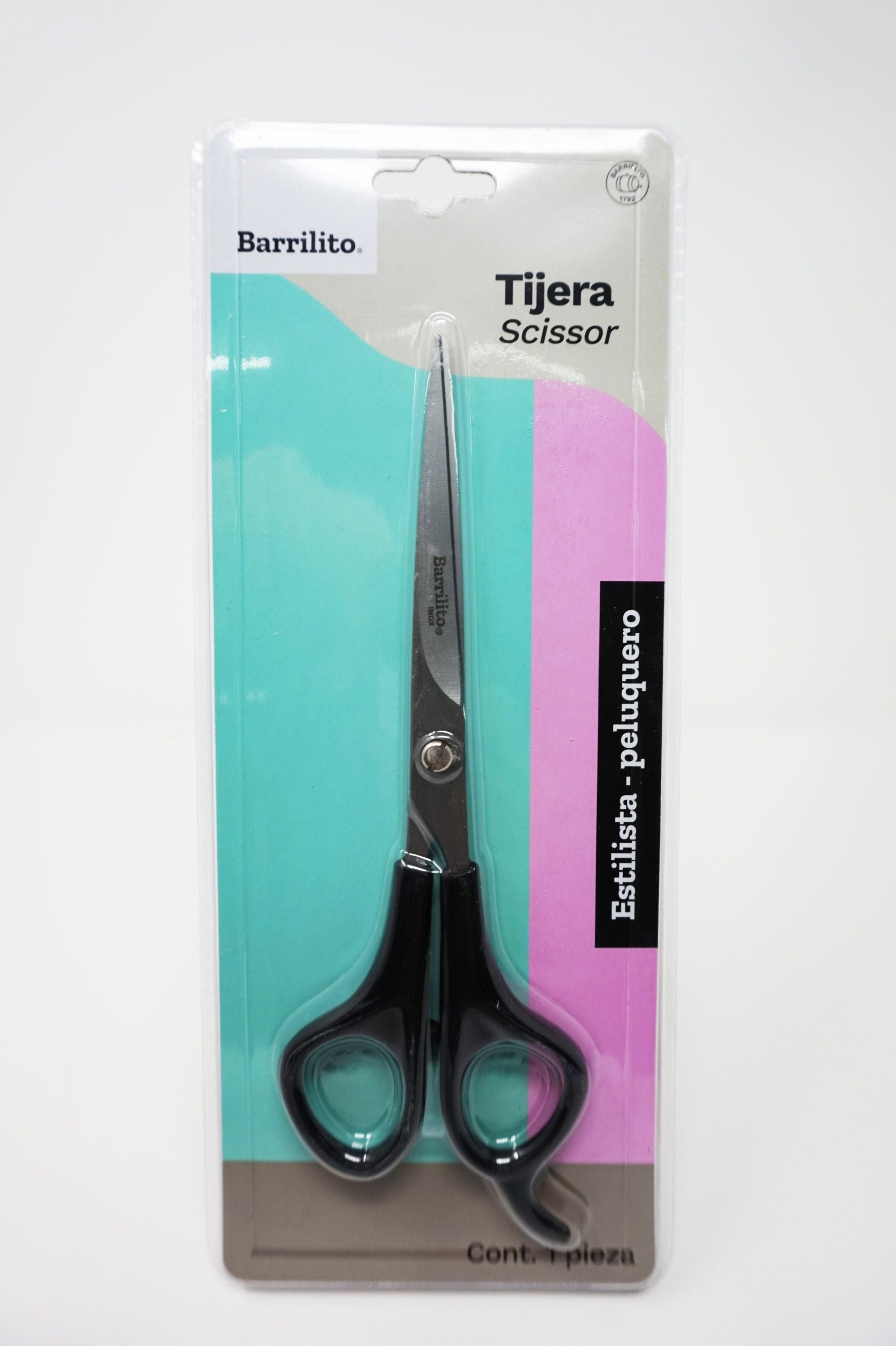 Tijera para peluquero 118-7 Barrilito
