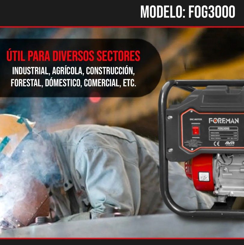 Generador a Gasolina FOG3000 Foreman 2