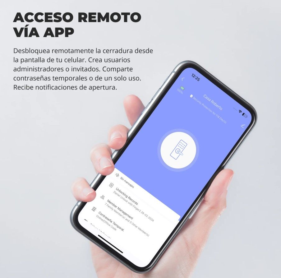 Cerradura inteligente EXC-SL200 EXCEL 4