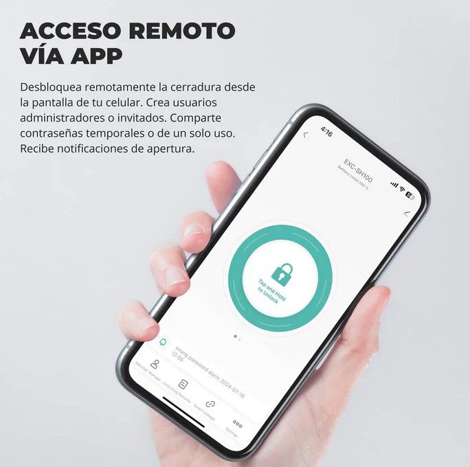 Cerradura inteligente EXC-SH100 Excel 5