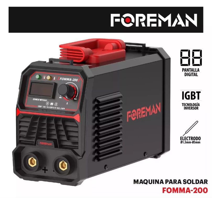 Soldadora inversora 200A FOMMA200 FOREMAN 2