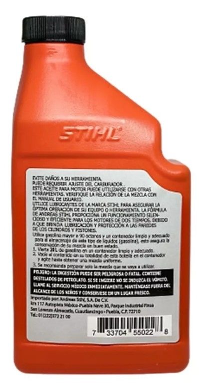 Aceite 2 Tiempos 13,5OZ 400ML para 5 galones Stihl 2