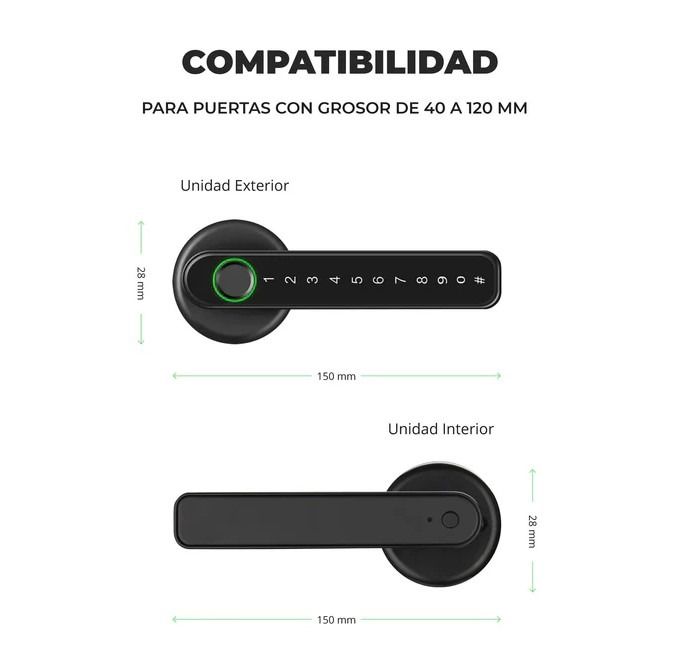 Cerradura inteligente EXC-SH100 Excel 4