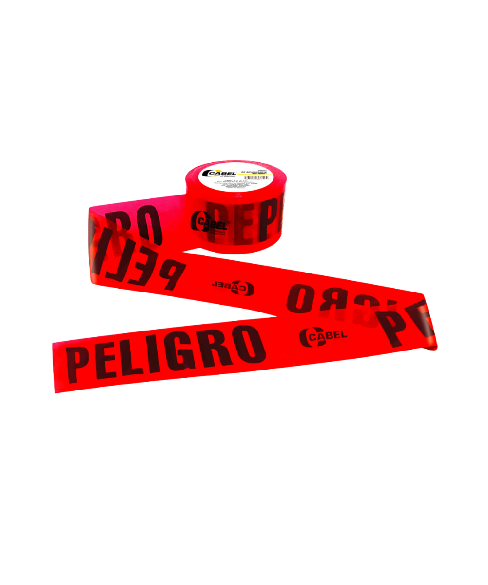 Cinta advertencia Peligro Cabel 4