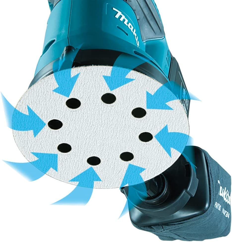Lijadora orbital Inalámbrica 5" 18V DBO180Z Makita 7