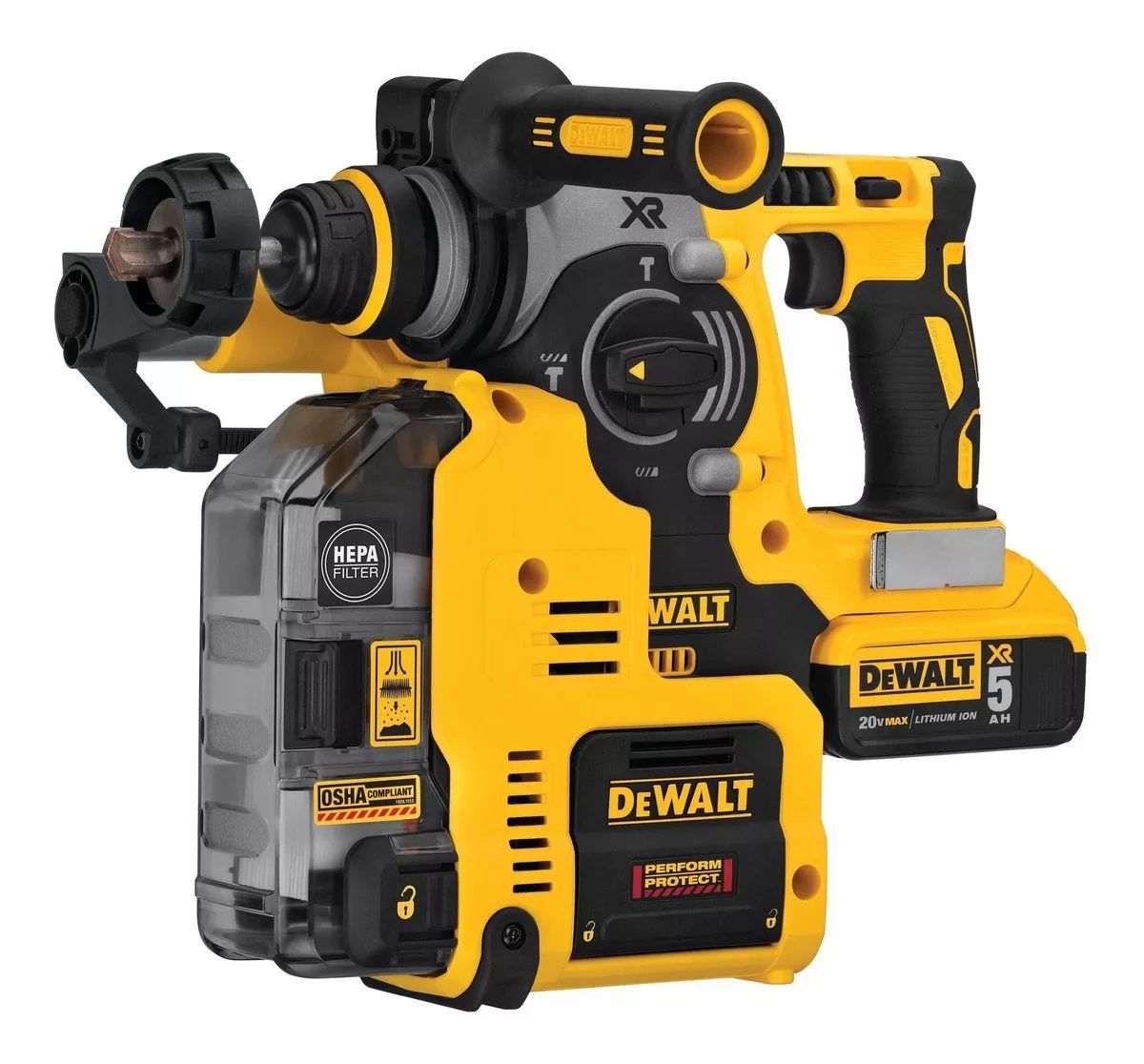 Rotomartillo SDS Plus 3 Modos 20V MAX* Brushless 1" DCH273P2 DeWalt 2